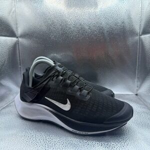 Size 7 Nike Air Zoom Pegasus 37 FlyEase Black Womens Running Sneakers CV1769-003